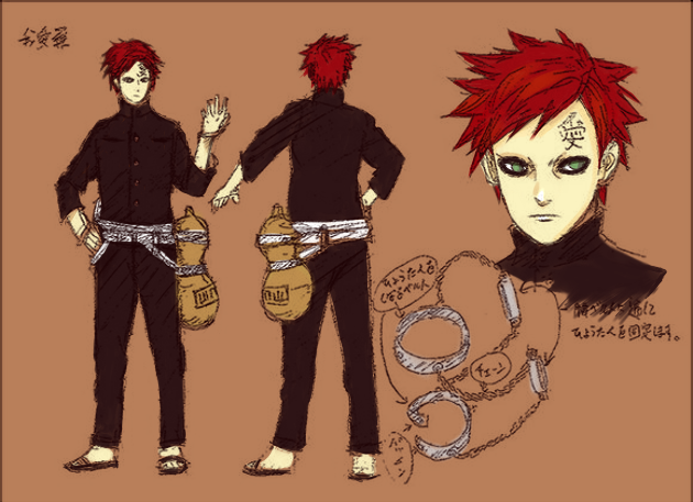 Gaara colouring-the last