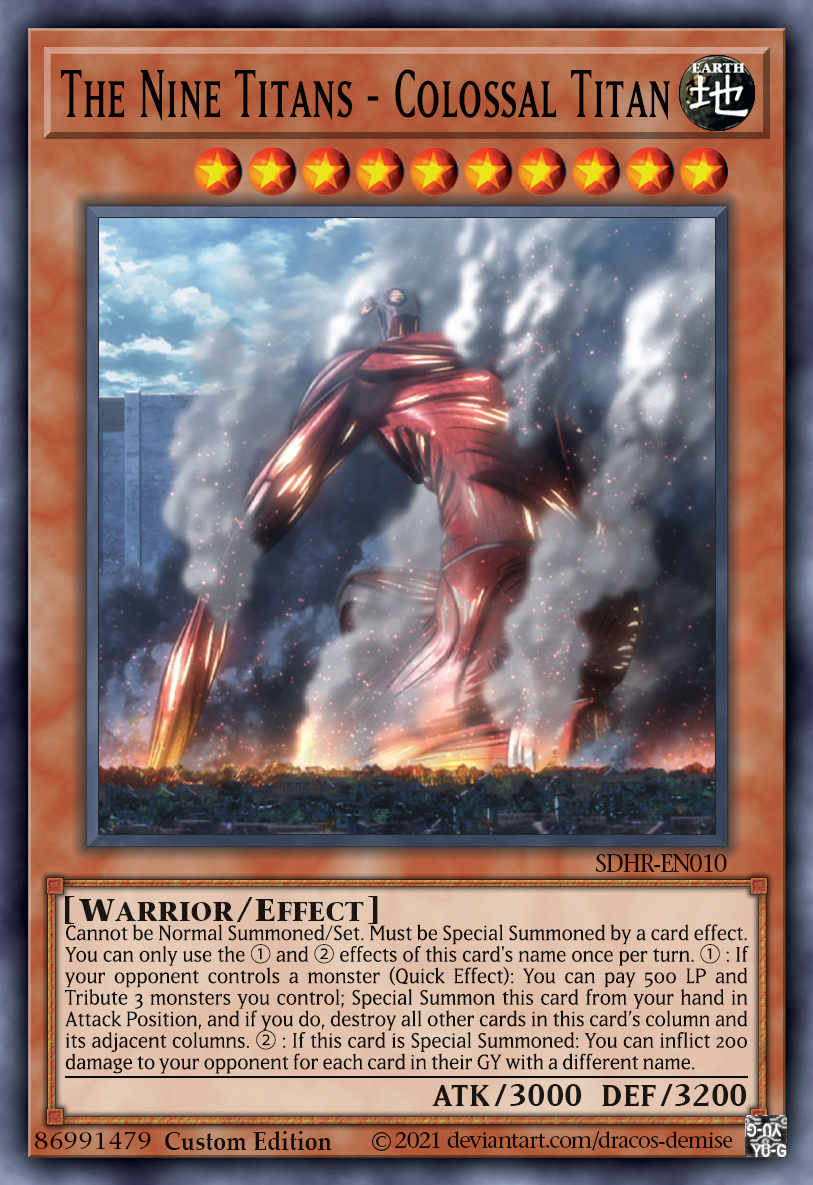 attack on titan yugioh cards Attack on Titan Archetype (Spoilers!) - Casual Cards