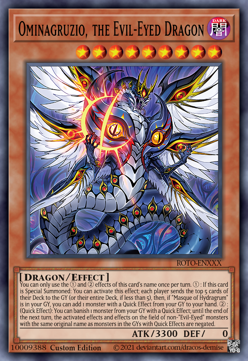 Ominagruzio, the Evil-Eyed Dragon by Dracos-Demise on DeviantArt