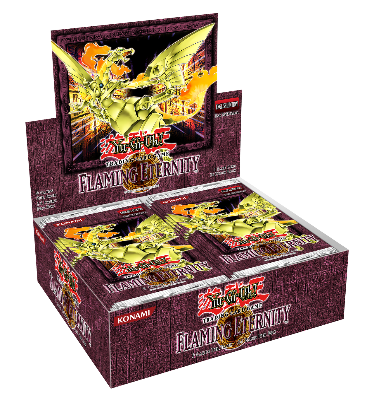 yugioh flaming eternity booster box Flaming Eternity 1st Edition Booster Box (Hobby) Strictly Sealed