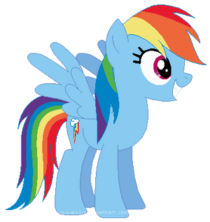 Happy Rainbow Dash