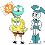 Nicktoons Collab: SpongeBob, Jenny and Harvey