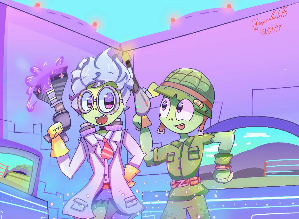 Take two (Scene of the Z-Tech Factory) by ChompzillaG13 on DeviantArt