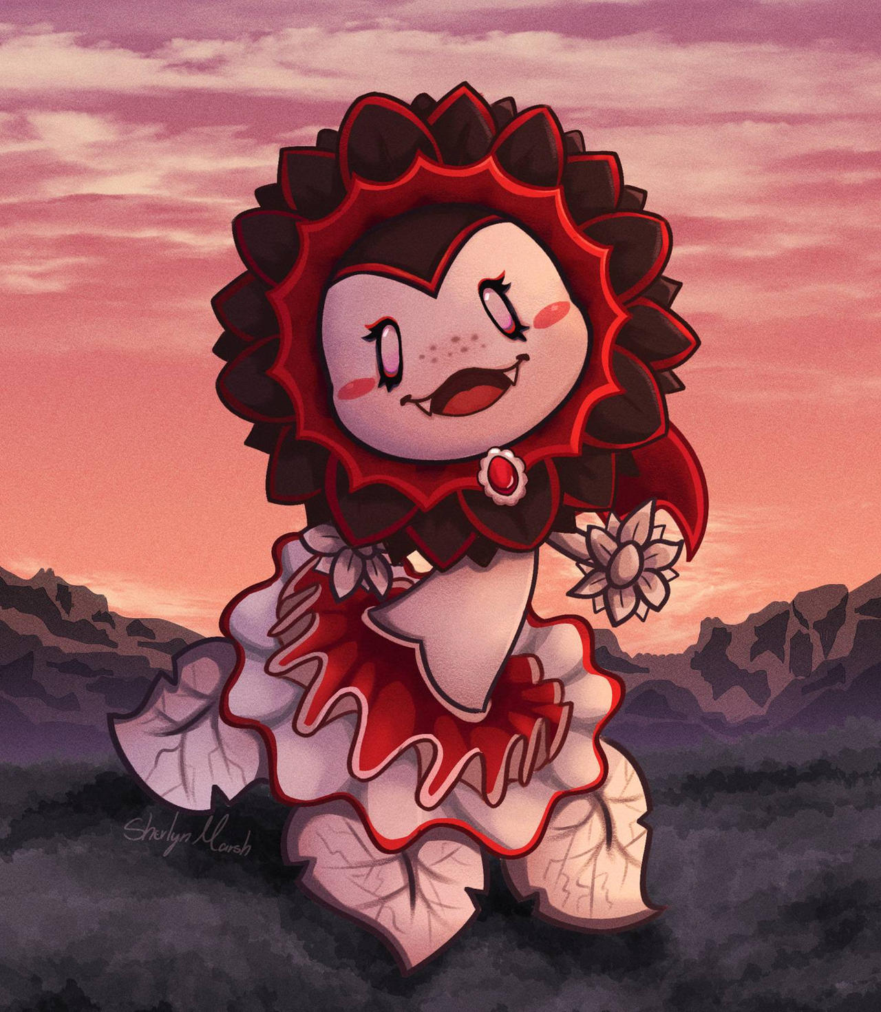Vampire Sunflower Redraw By ChompzillaG13 On DeviantArt vampire-sunflower-redraw-by-chompzillag13-on-deviantart