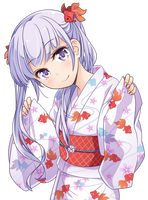 Suzukaze Aoba Kimono