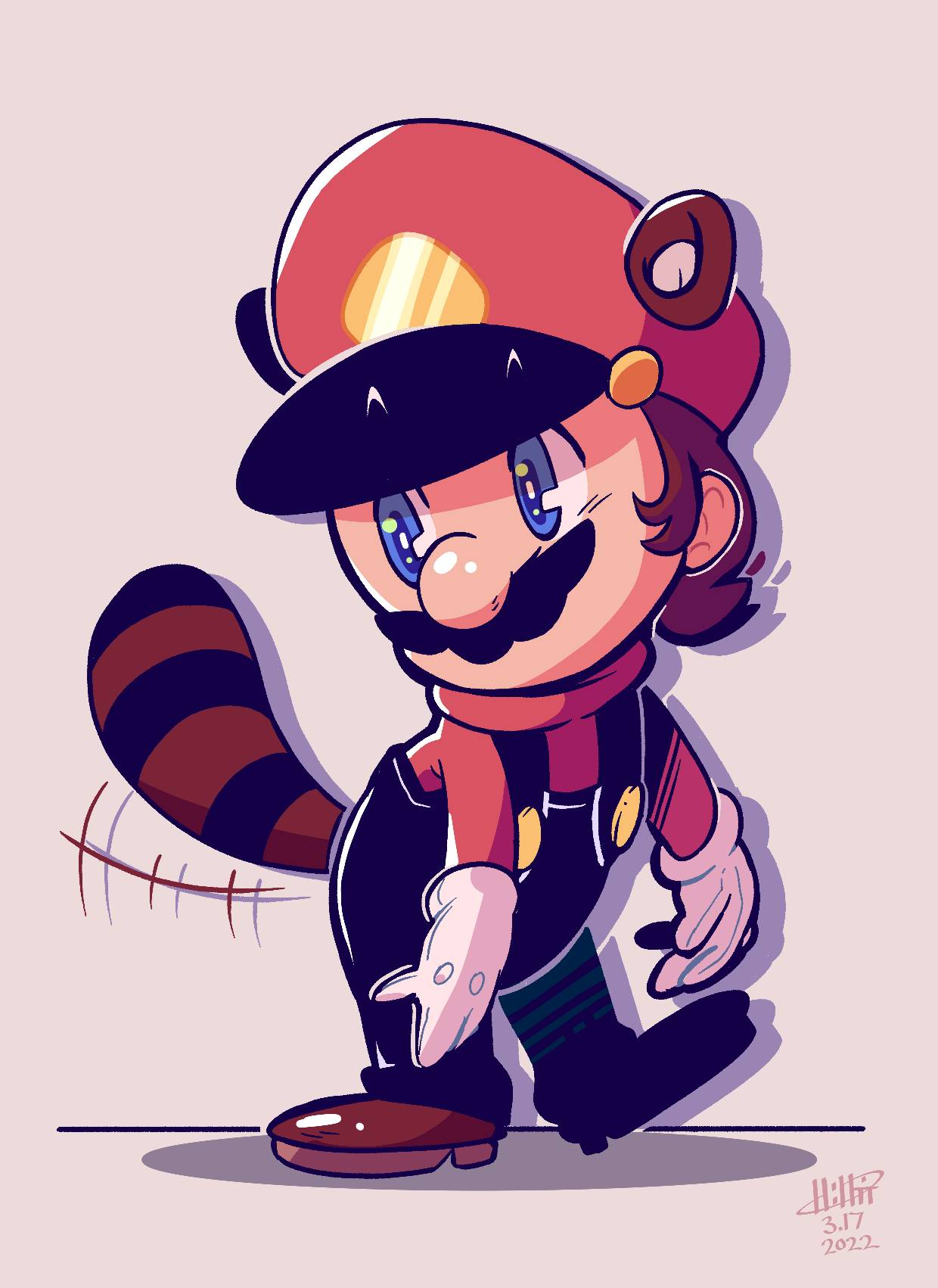 Mario Raxon Raccoon Mario by FartThePickaxe on DeviantArt