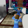 Sims 3 in mirror