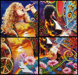 Led Zeppelin - Flower Detail