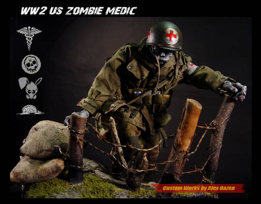 ww2 zombie Medic  by Alex Oazen