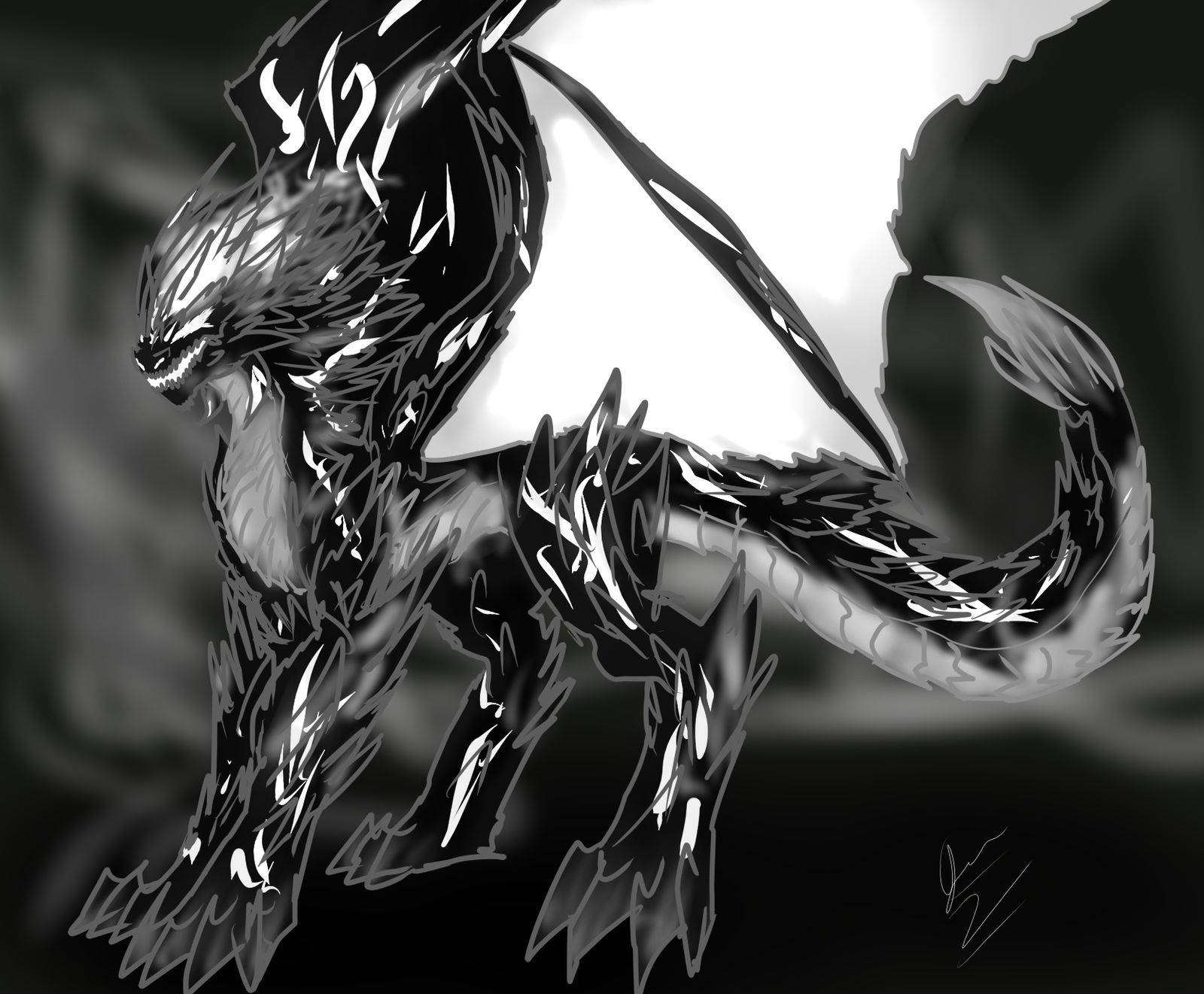 Vector Shadow Drake The Guardian: Nightmare Shadow Drake Design 1 by FreedomReigns97 on ...