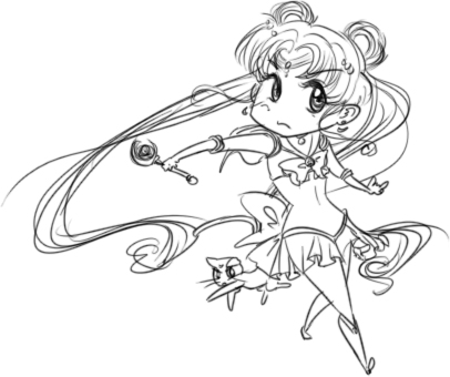 Bishoujo Senshi -Coloreable-