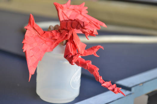 Origami Rathalos (work in progress)