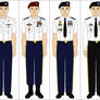 US Army Class B Service Uniform