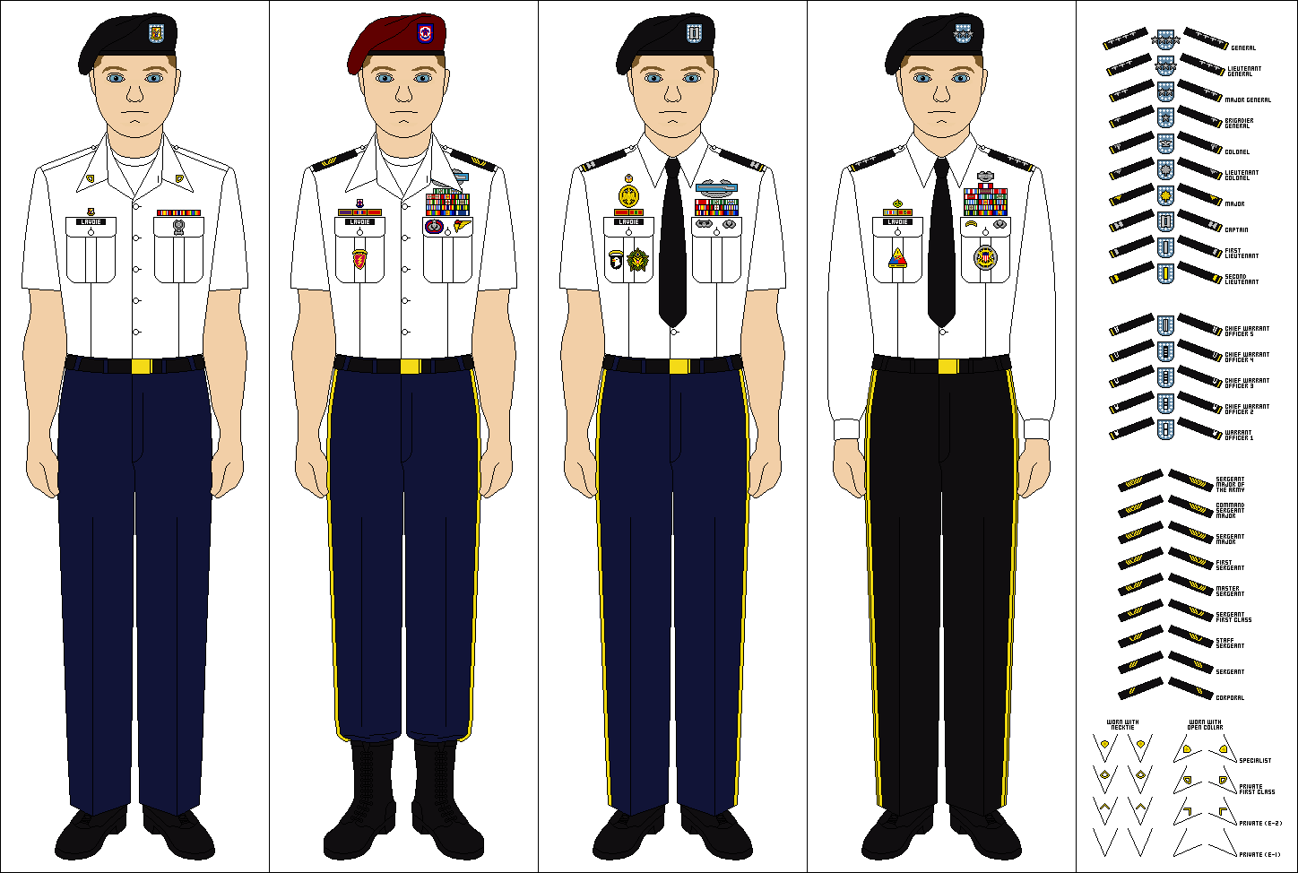 US Army Class B Service Uniform by Tenue-de-canada on DeviantArt