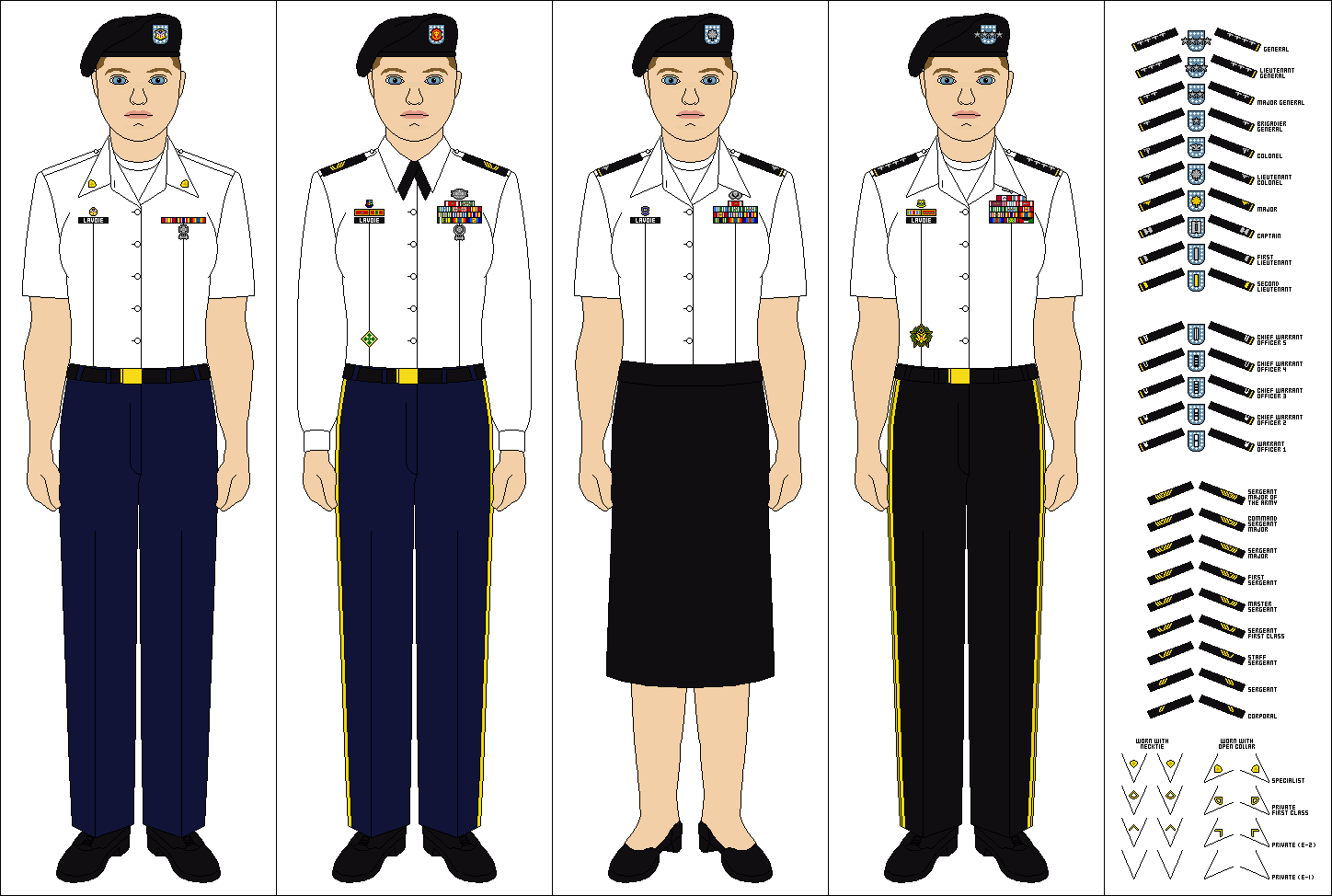 US Army Female Class B Service Uniform by Tenue-de-canada on DeviantArt US Army Female Class B Service Uniform by Tenue-de-canada on DeviantArt