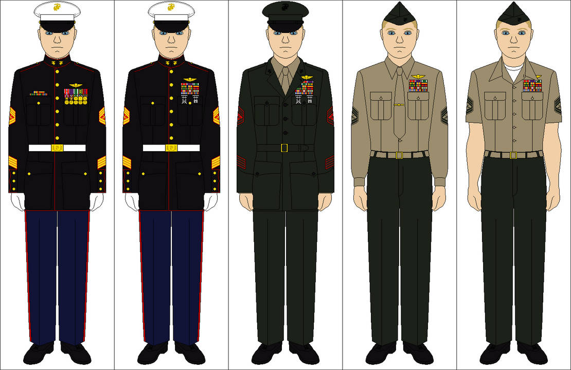 Форма морской пехота США service uniform