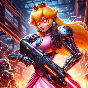 Princess Peach Terminator