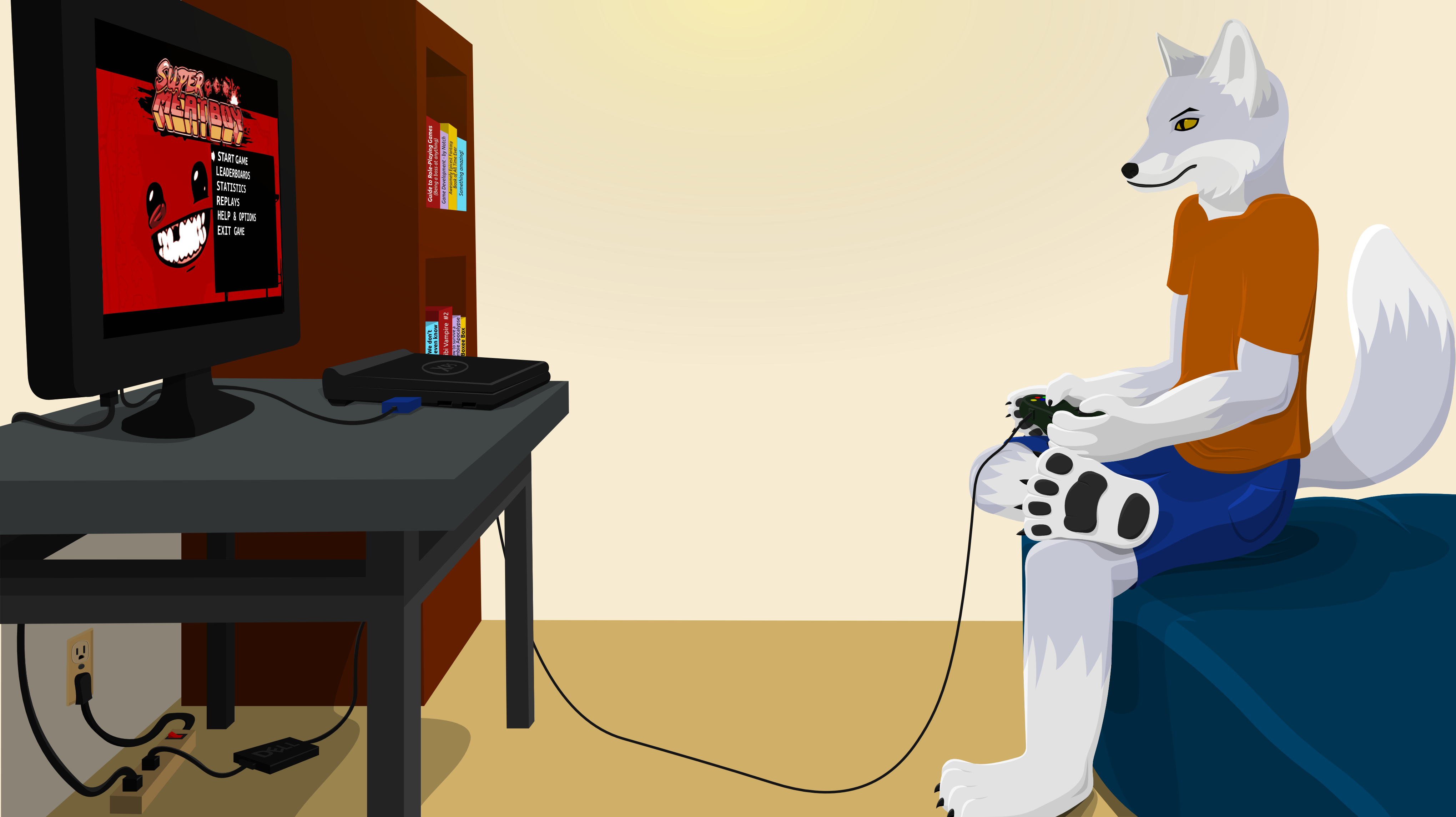 Gamer Fox Gift For A Friend Wallpaper Changer By
