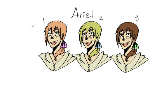 Character Color Concepts ::Ariel::