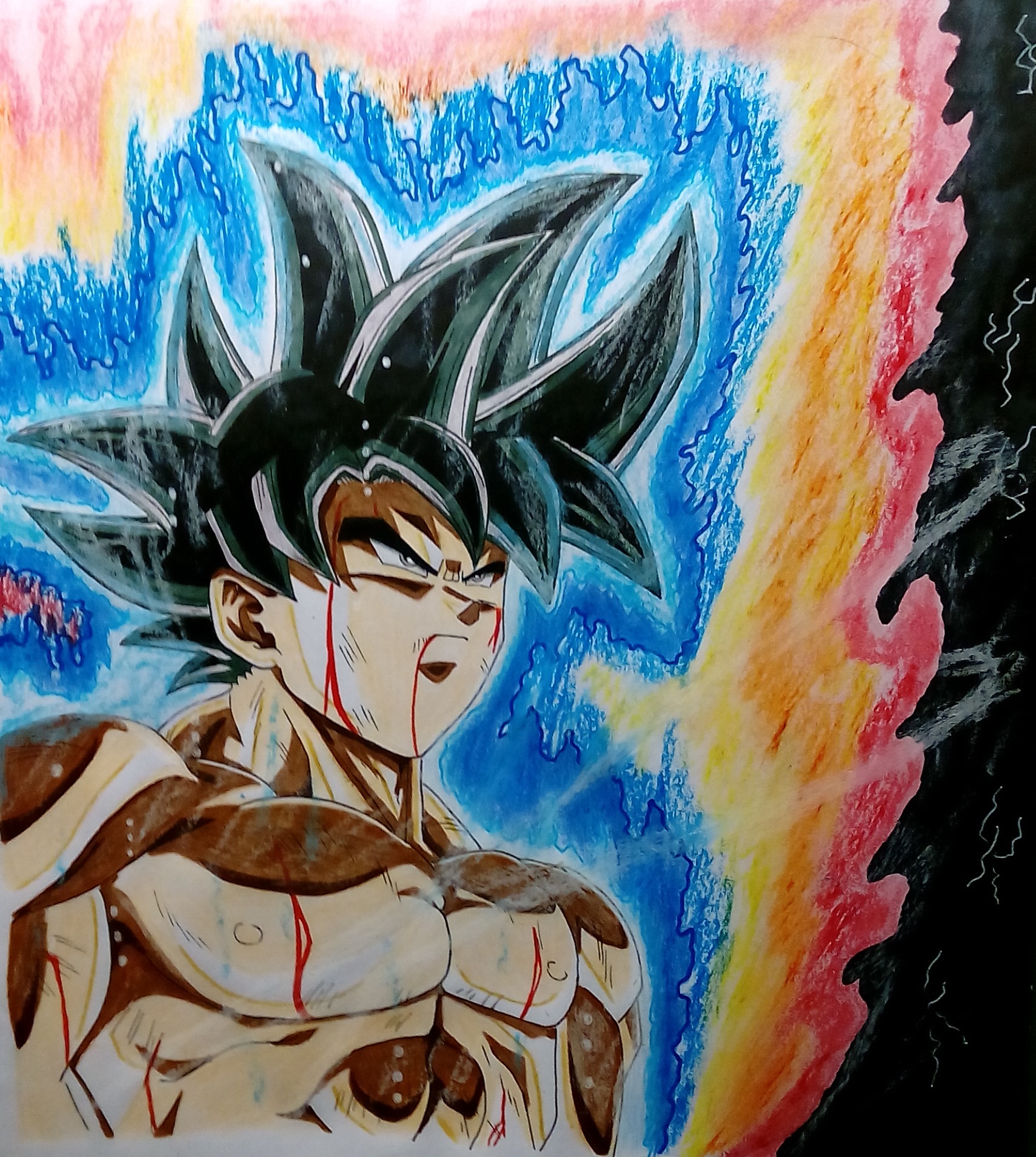 dibujo de Vegeta Ultra Instinct Limit Breaker Migatte no gokui Dragon Ball  Super Speed Drawing