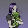 Raven and Beast Boy- Puppy