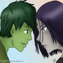 Beast Boy and Raven