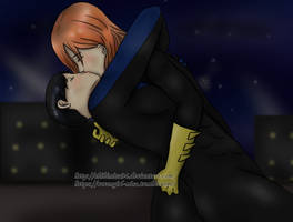 Batgirl and Nightwing