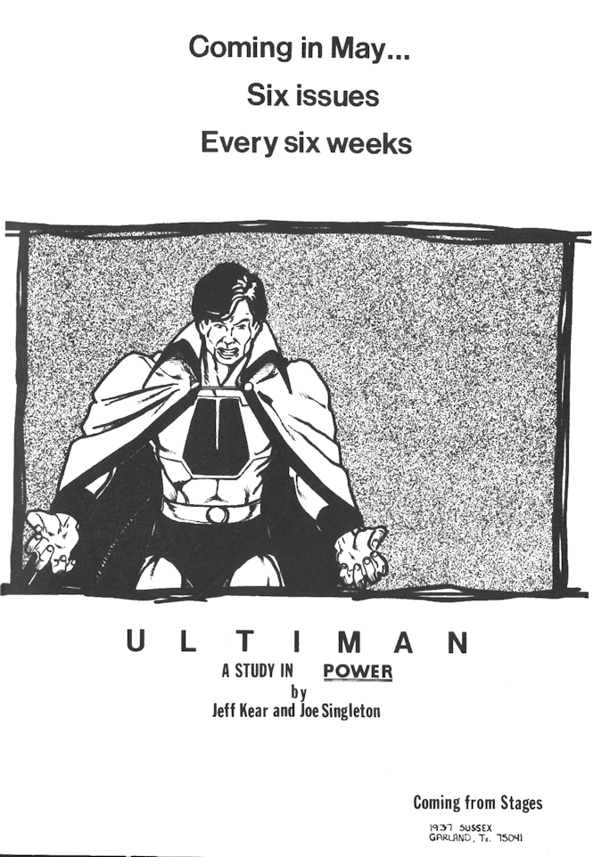 Ultiman mini-series ad 1986