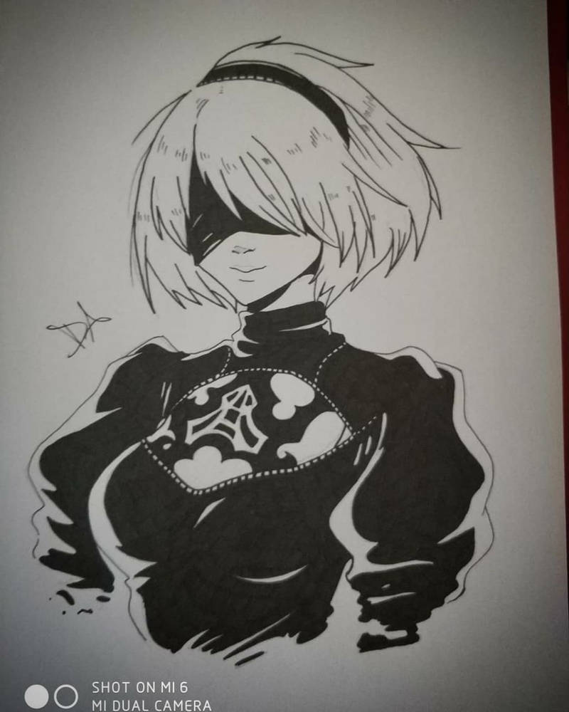 2B Nier Automata by AnnalisaDandriccio on DeviantArt