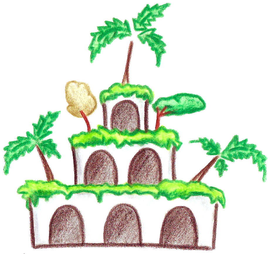 Hanging Gardens of Babylon by sofiaester on DeviantArt