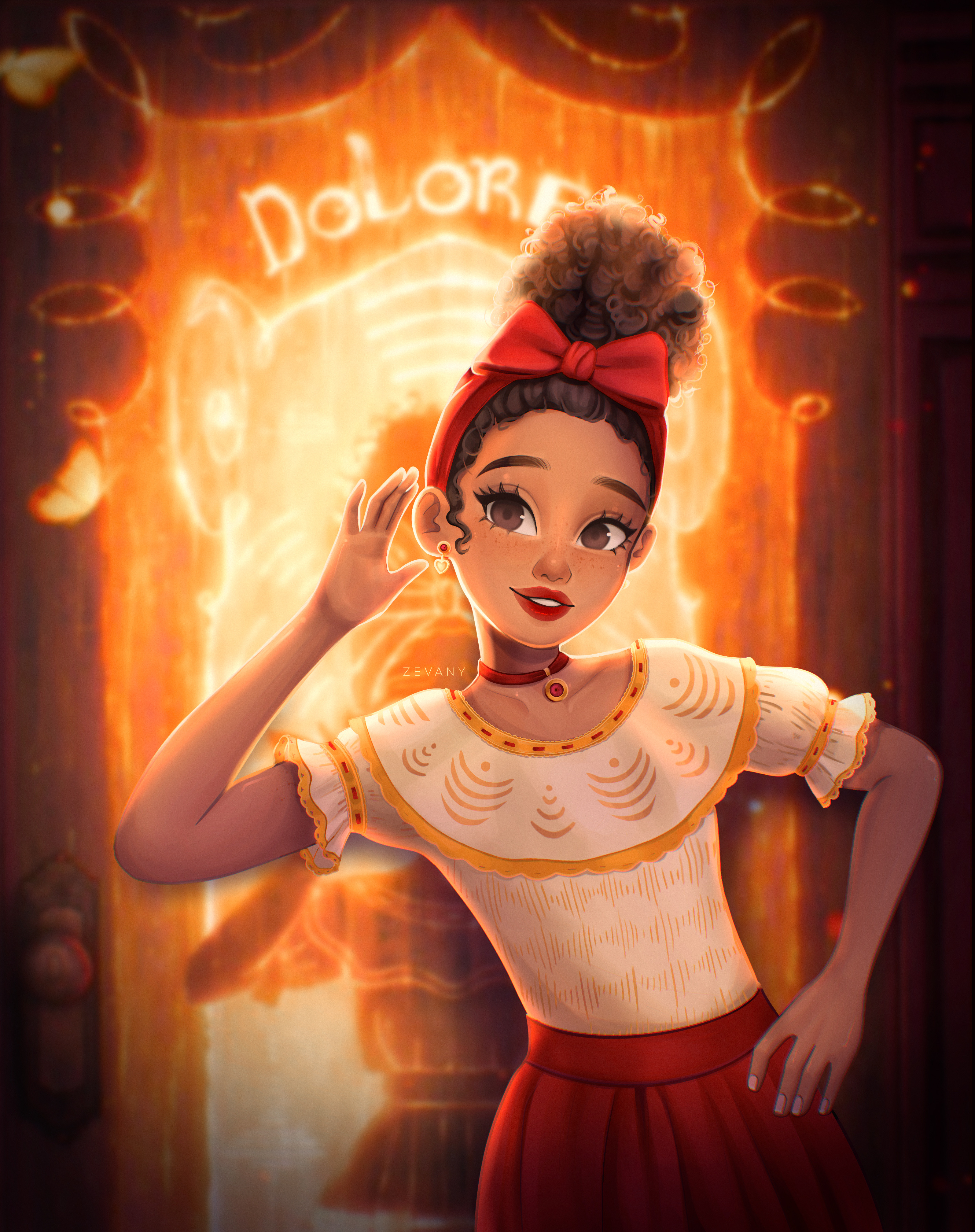 Dolores from Encanto by zevanny on DeviantArt Dolores from Encanto by zevanny on DeviantArt
