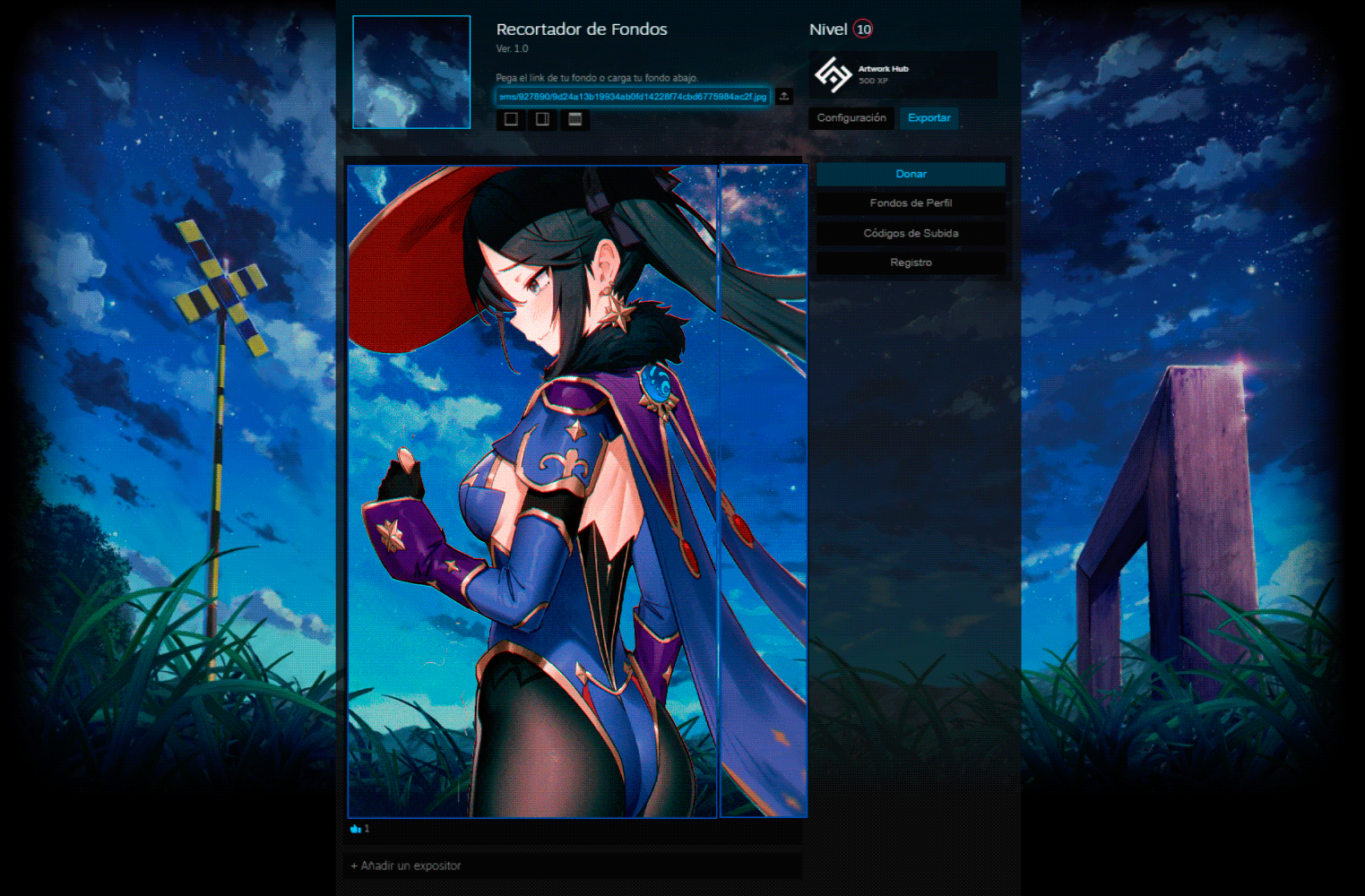 Animated Steam Profile Artwork - Hu Tao - Genshin by mentalost on DeviantArt