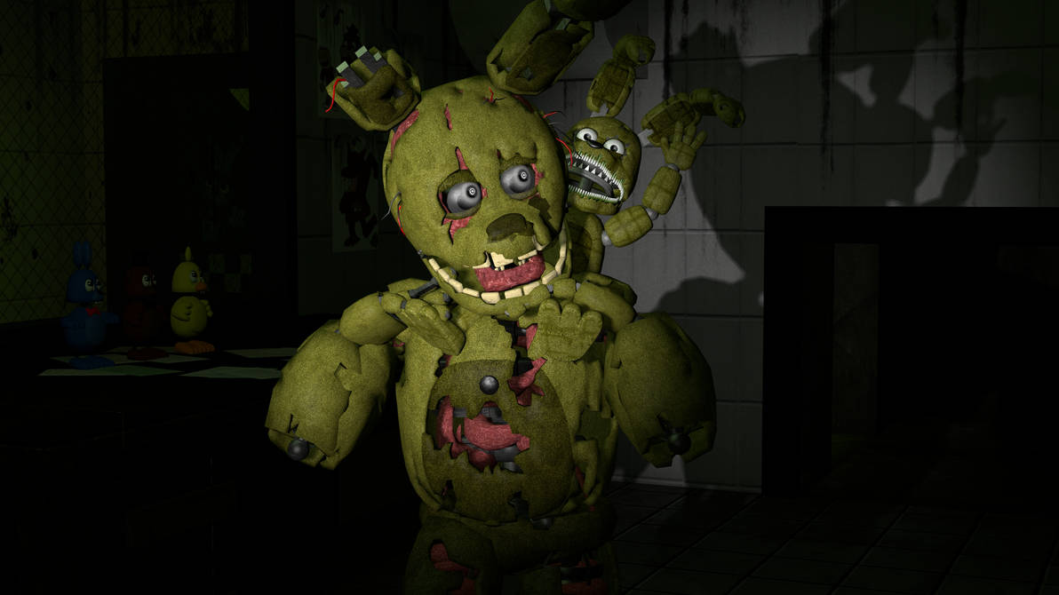 Spring Trap Boy Springtrap And Son by EnragementPlush on DeviantArt