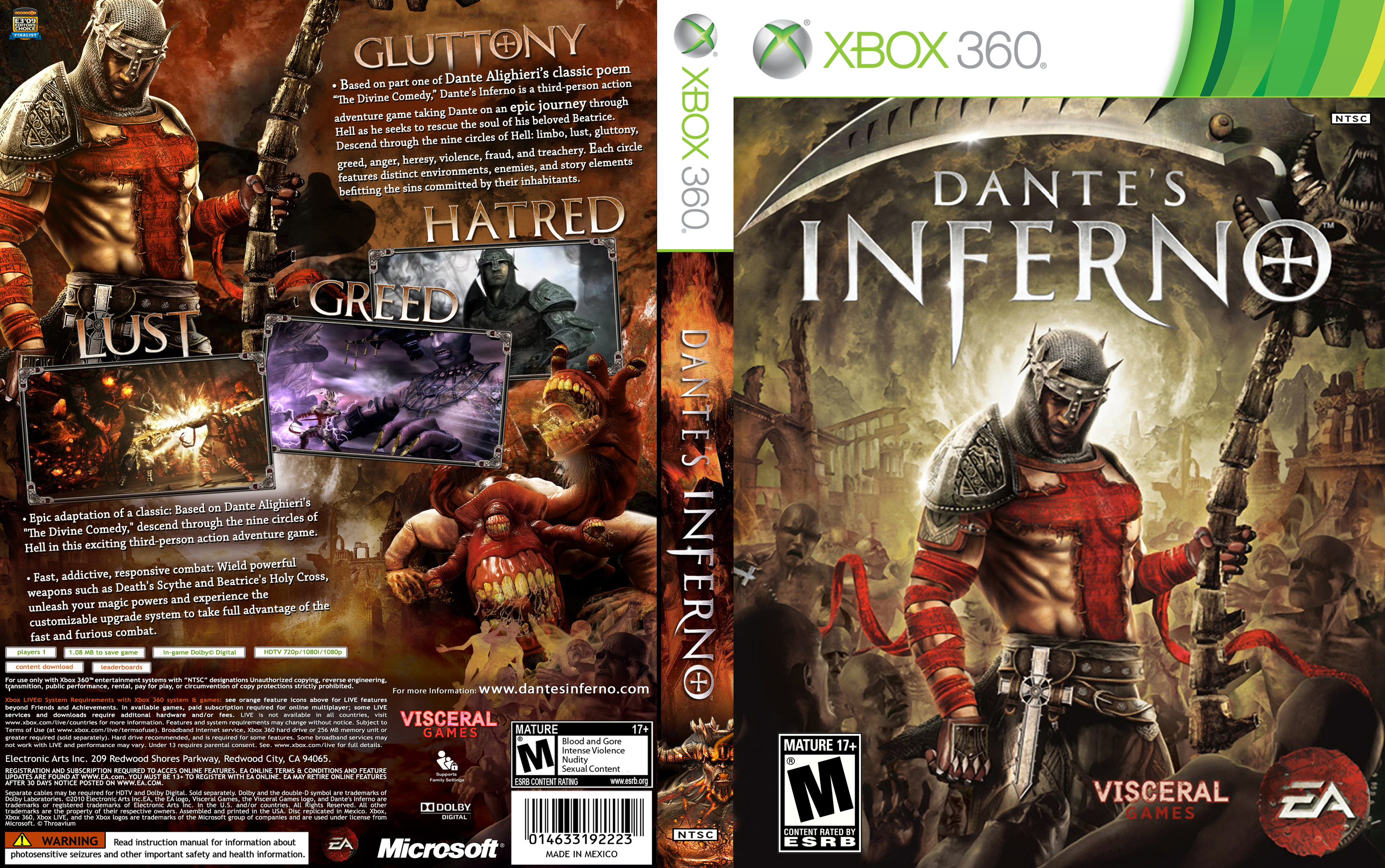 Dante's Inferno Xbox 360