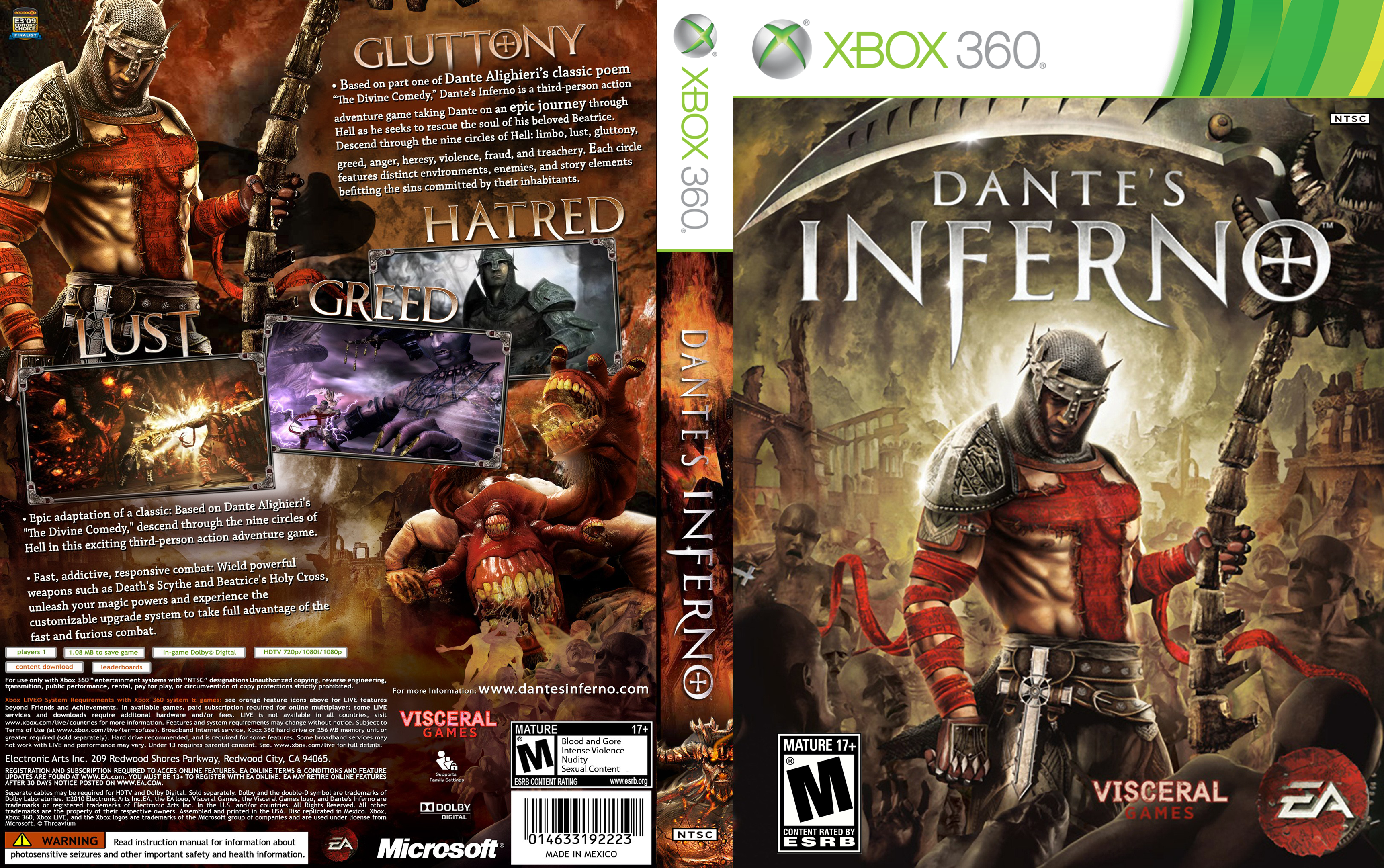 Dante's Inferno - Xbox 360 (Europeu) #1 (Com Detalhe) - Arena