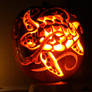 sea turtle carved pumpkin