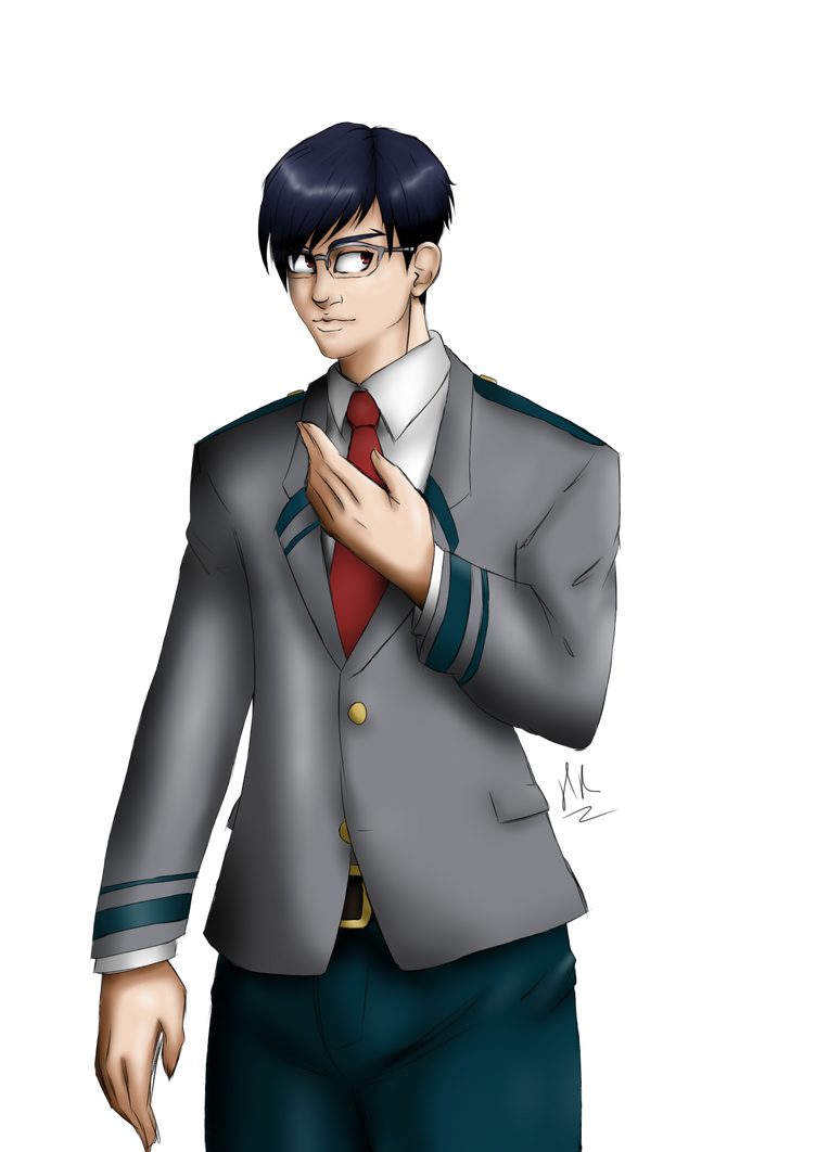 Iida coloured by bluepenguin123 on DeviantArt