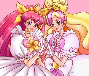 Wedding Peach and Royal Cure Flora