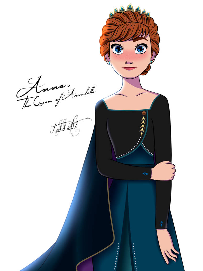 Anna, The Queen of Arendelle (Frozen 2) by tranceaddict92LTU on DeviantArt