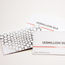 Vermillion Silk Business Cards