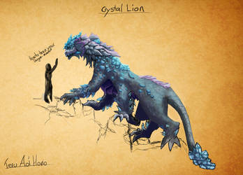 Crystal lion