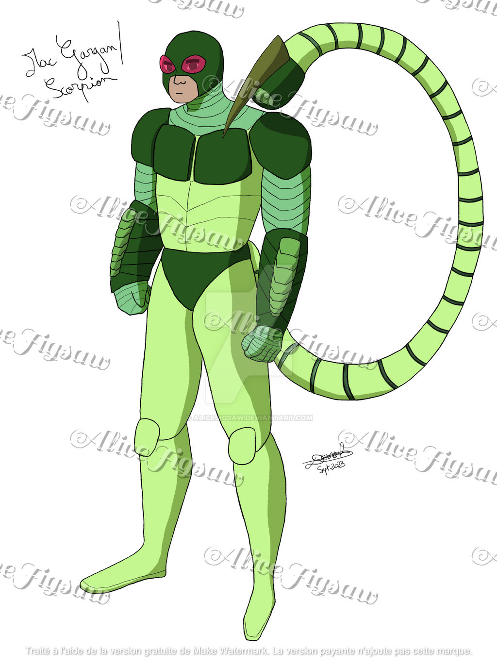 Mac Gargan/Scorpion (Spectacular Spider-Man) by AliceJigsaw on DeviantArt