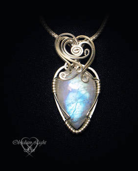 Moon Heart Pendant