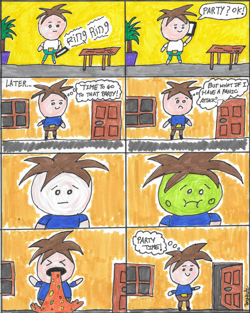 Panic Attack About Having A Panic Attack Comic By TonyHunterUK On panic-attack-about-having-a-panic-attack-comic-by-tonyhunteruk-on