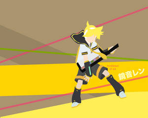 Len wallpaper minimalistic