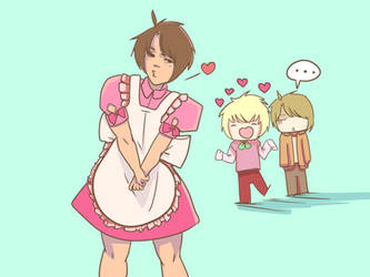 Allen is a kawaii maid