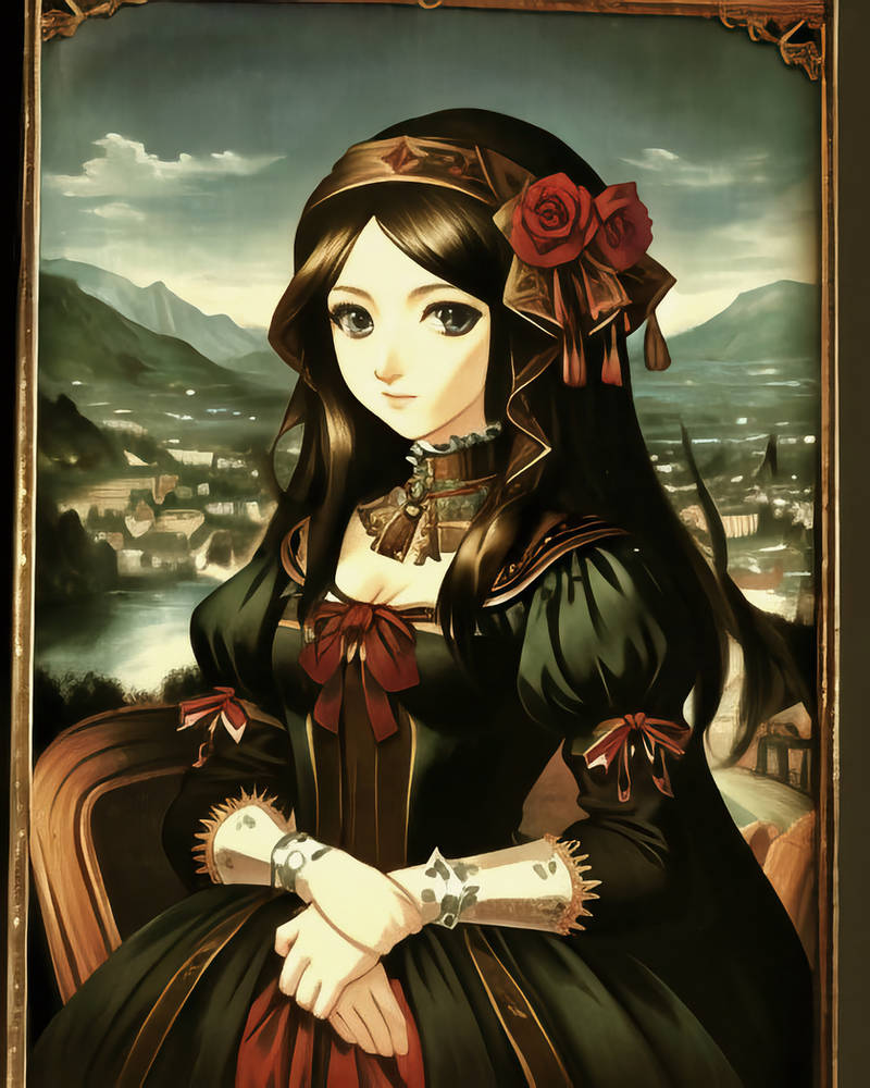 Anime Mona Lisa by grattebitume on DeviantArt