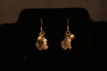 Golden Peach Earrings