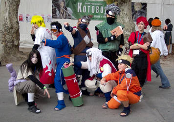 cosplay: Naruto big group