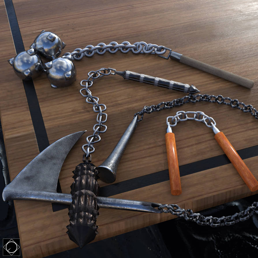 SWT Dynamic Chains - Weapons Concept Art by SWTrium on DeviantArt